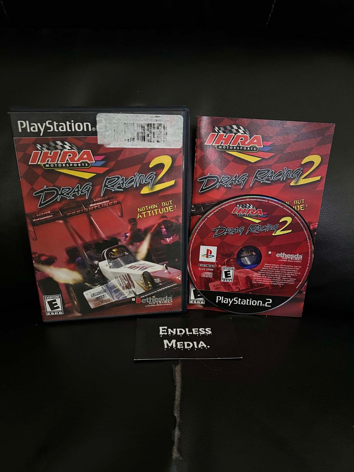 IHRA Drag Racing 2 Sony Playstation 2 CIB Video Game