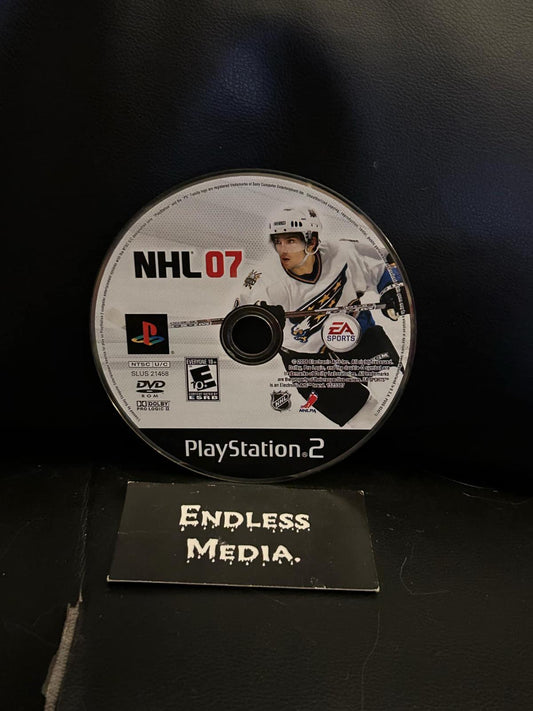 NHL 07 Sony Playstation 2 Loose Video Game