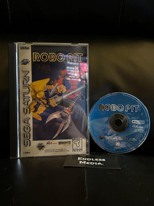 Robo Pit Sega Sega Saturn CIB Video Game