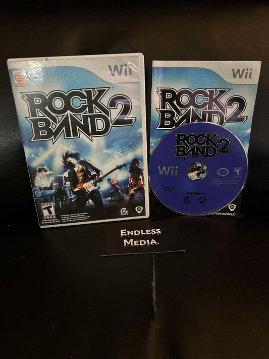 Rock Band 2 Nintendo Wii CIB Video Game