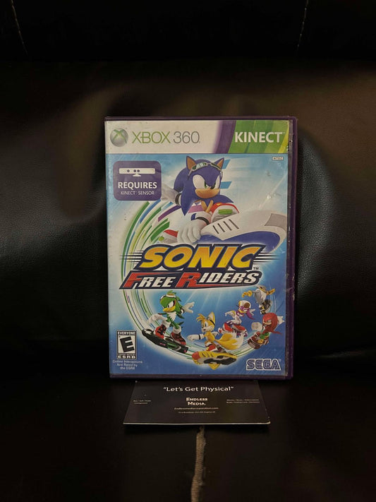 Sonic Free Riders Microsoft Xbox 360 Box only Video Game