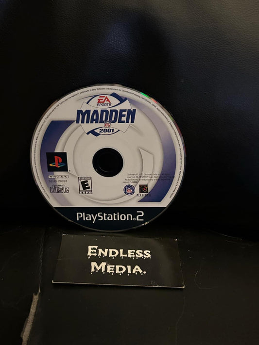 Madden 2001 Sony Playstation 2 Loose Video Game