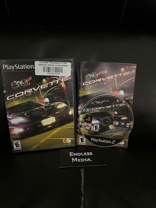 Corvette Sony Playstation 2 CIB Video Game