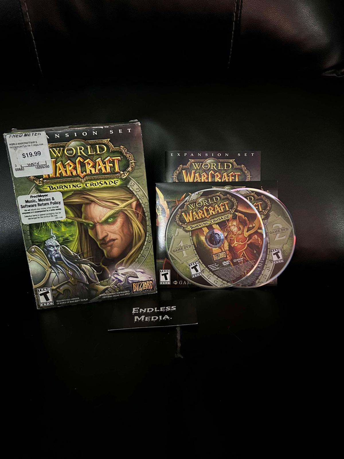 World of Warcraft: The Burning Crusade PC PC Games CIB Video Game