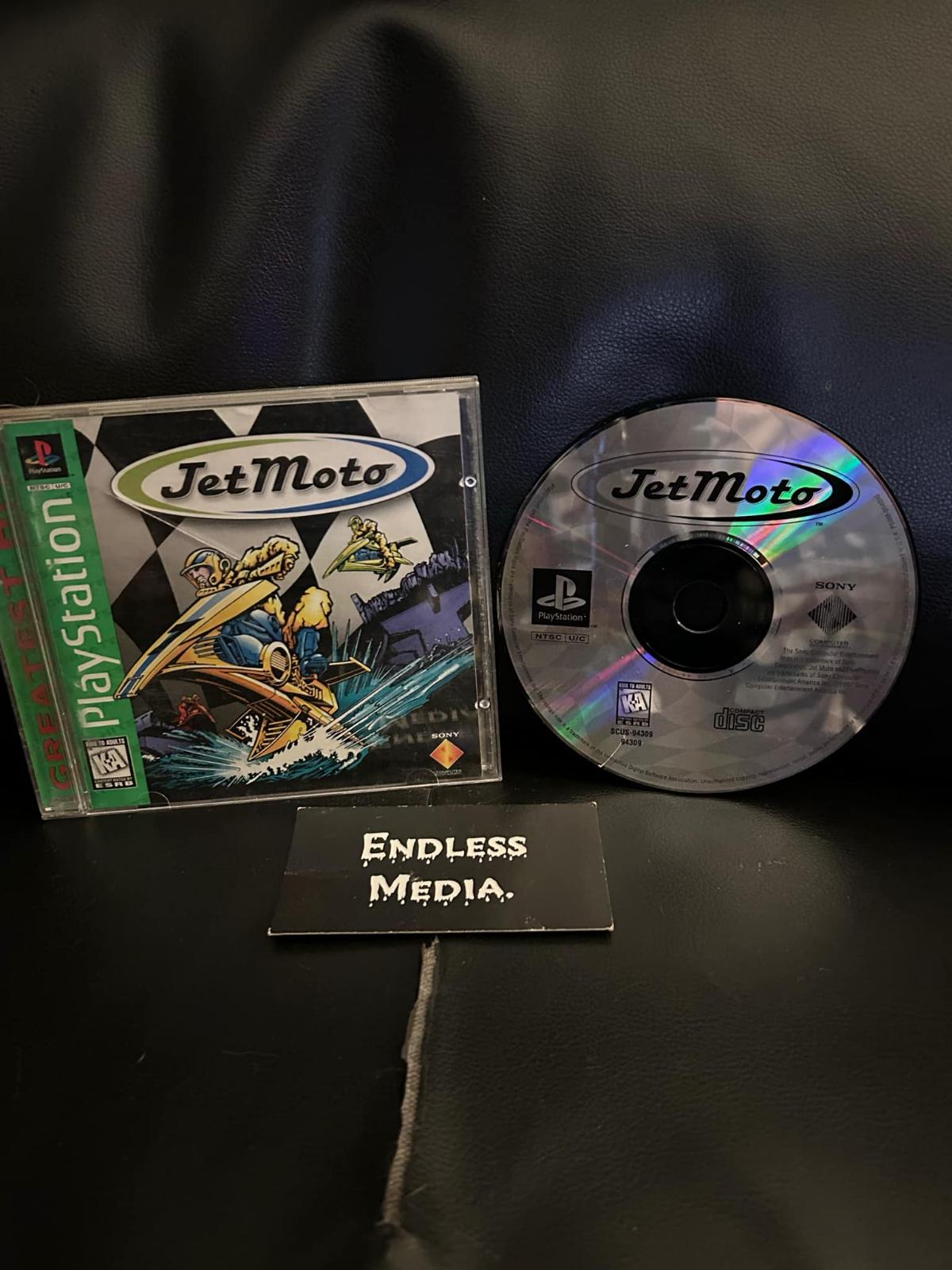 Jet Moto [Greatest Hits] Sony Playstation CIB Video Game