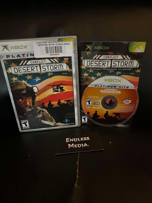 Conflict Desert Storm [Platinum Hits] Microsoft Xbox CIB Video Game