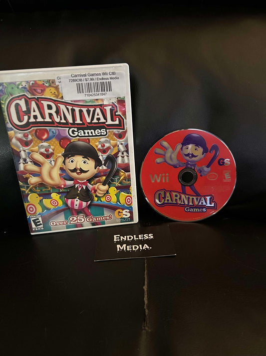 Carnival Games Nintendo Wii Item and Box Video Game