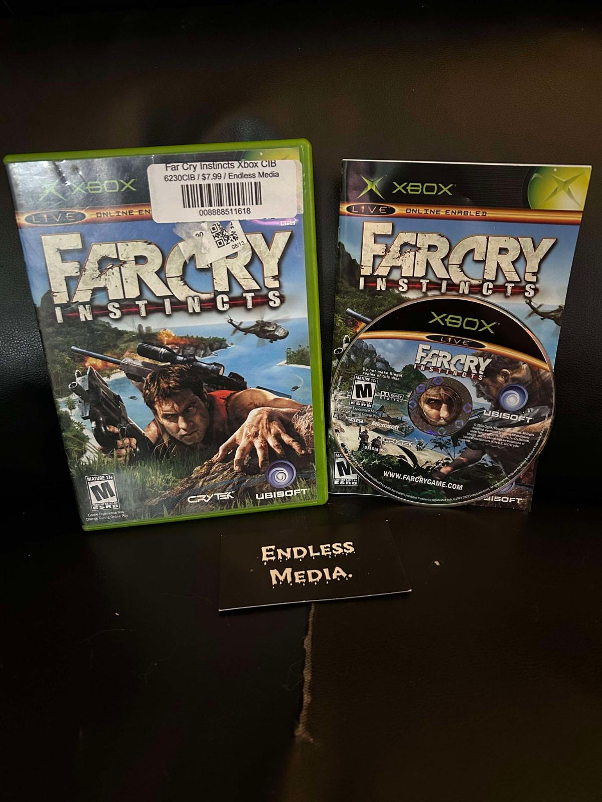 Far Cry Instincts Microsoft Xbox CIB Video Game