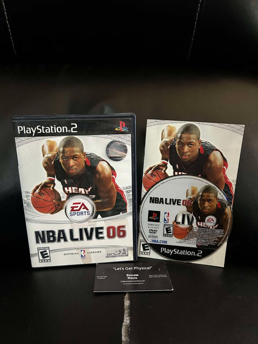 NBA Live 2006 Sony Playstation 2 CIB Video Game