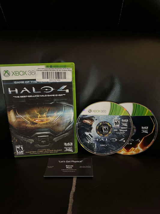 Halo 4 [Game of the Year] Microsoft Xbox 360 Item and Box Video Game