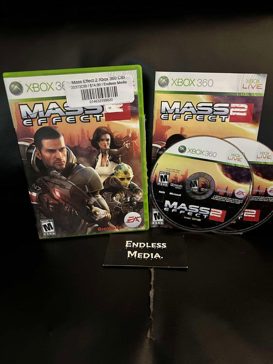 Mass Effect 2 Microsoft Xbox 360 CIB Video Game