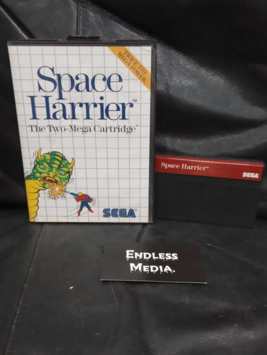 Space Harrier Sega Sega Master System Item and Box Video Game