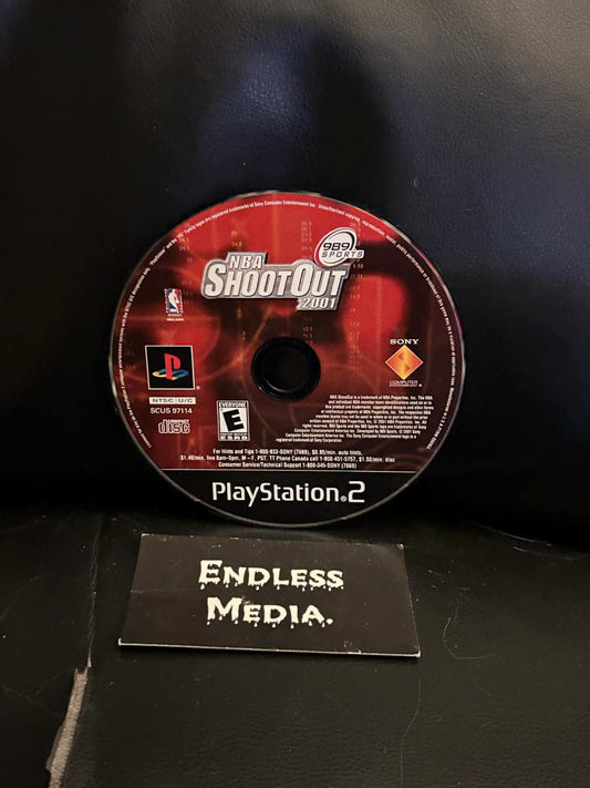 NBA ShootOut 2001 Sony Playstation 2 Loose Video Game