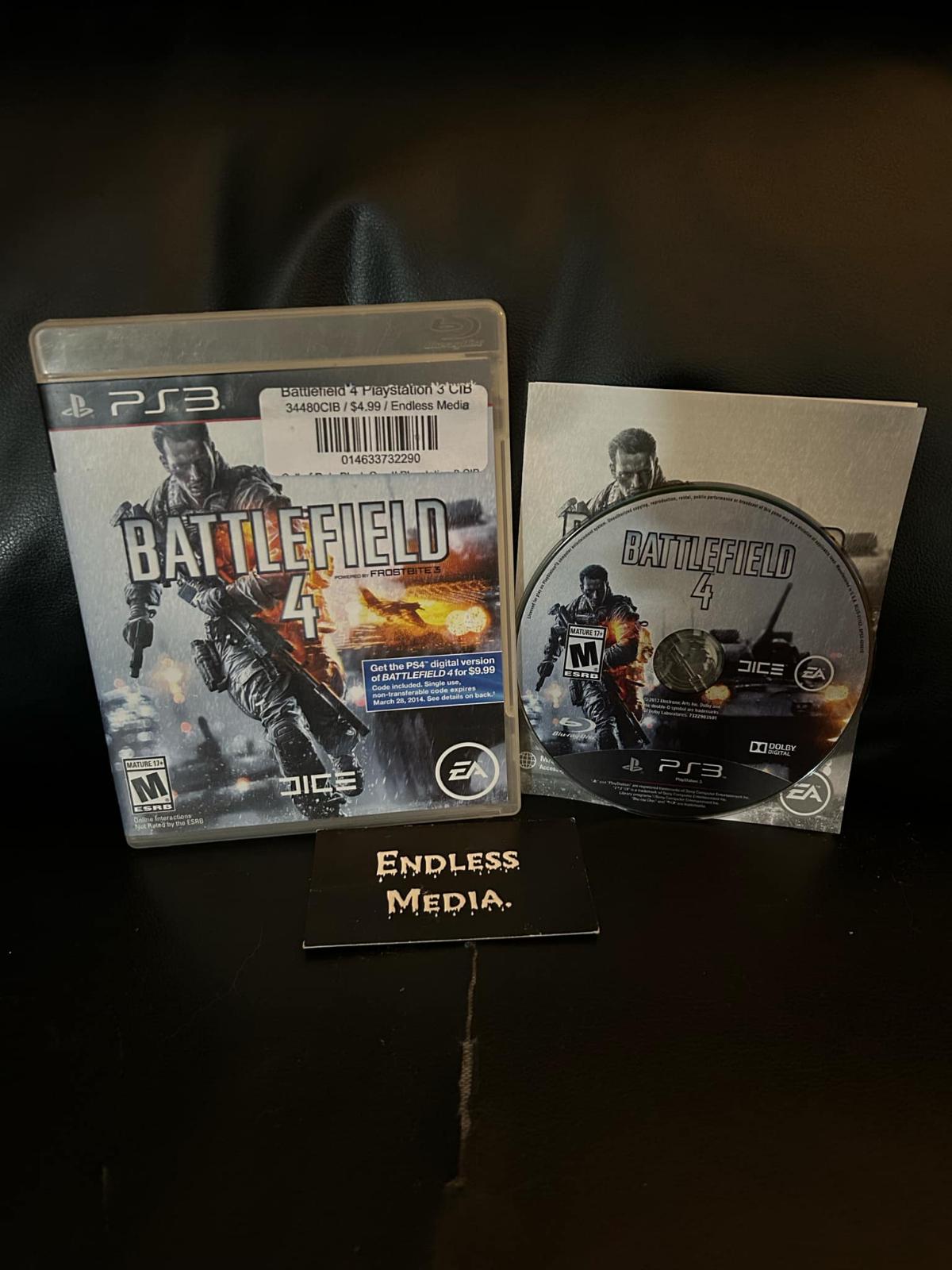 Battlefield 4 Sony Playstation 3 CIB Video Game