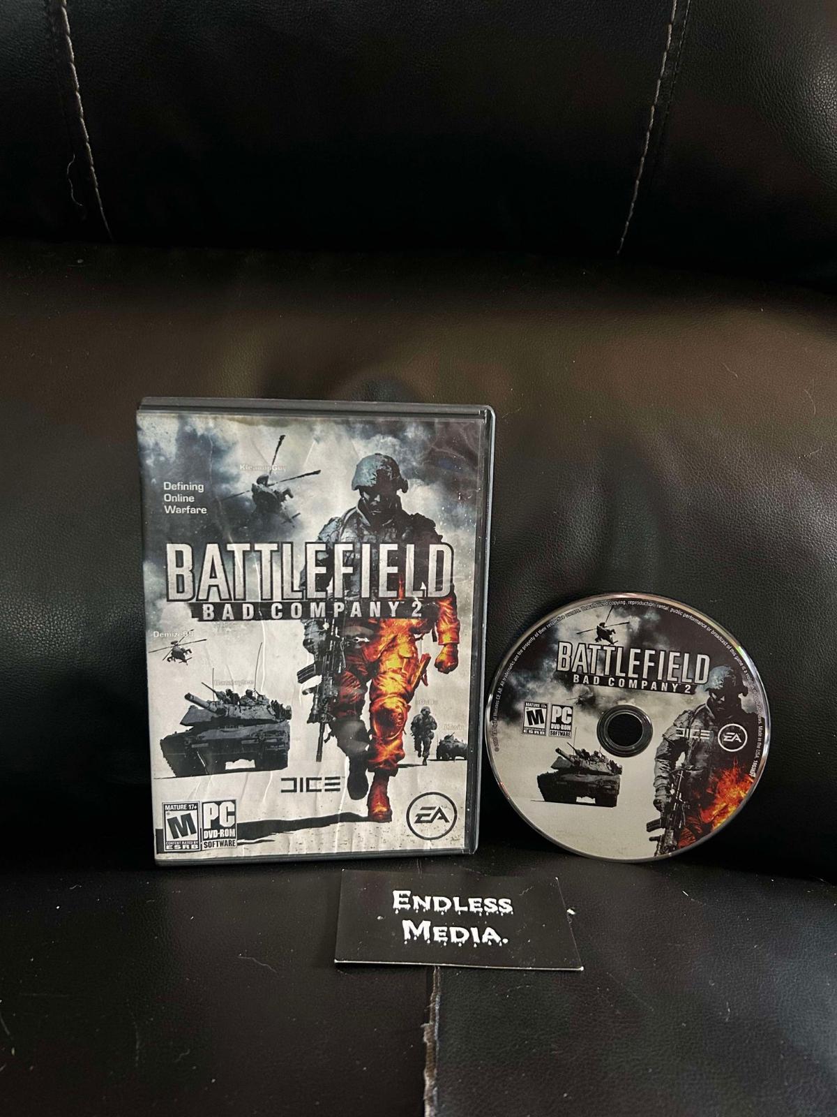 Battlefield: Bad Company 2 PC PC Games Item and Box Video Game