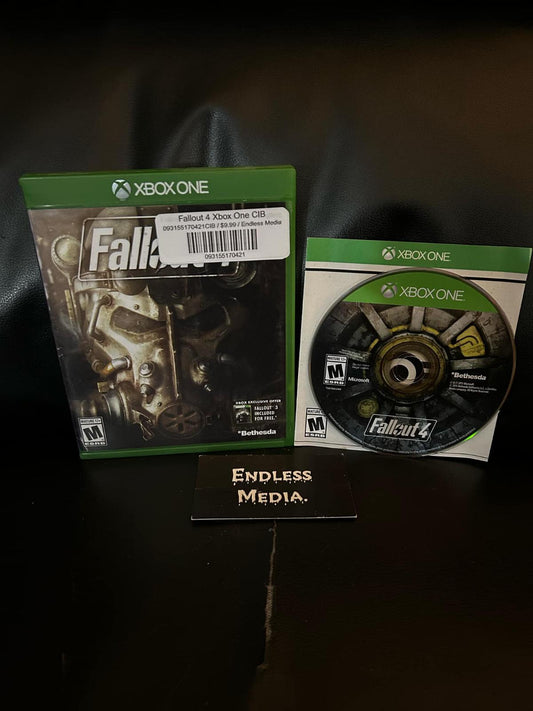 Fallout 4 Microsoft Xbox One CIB Video Game