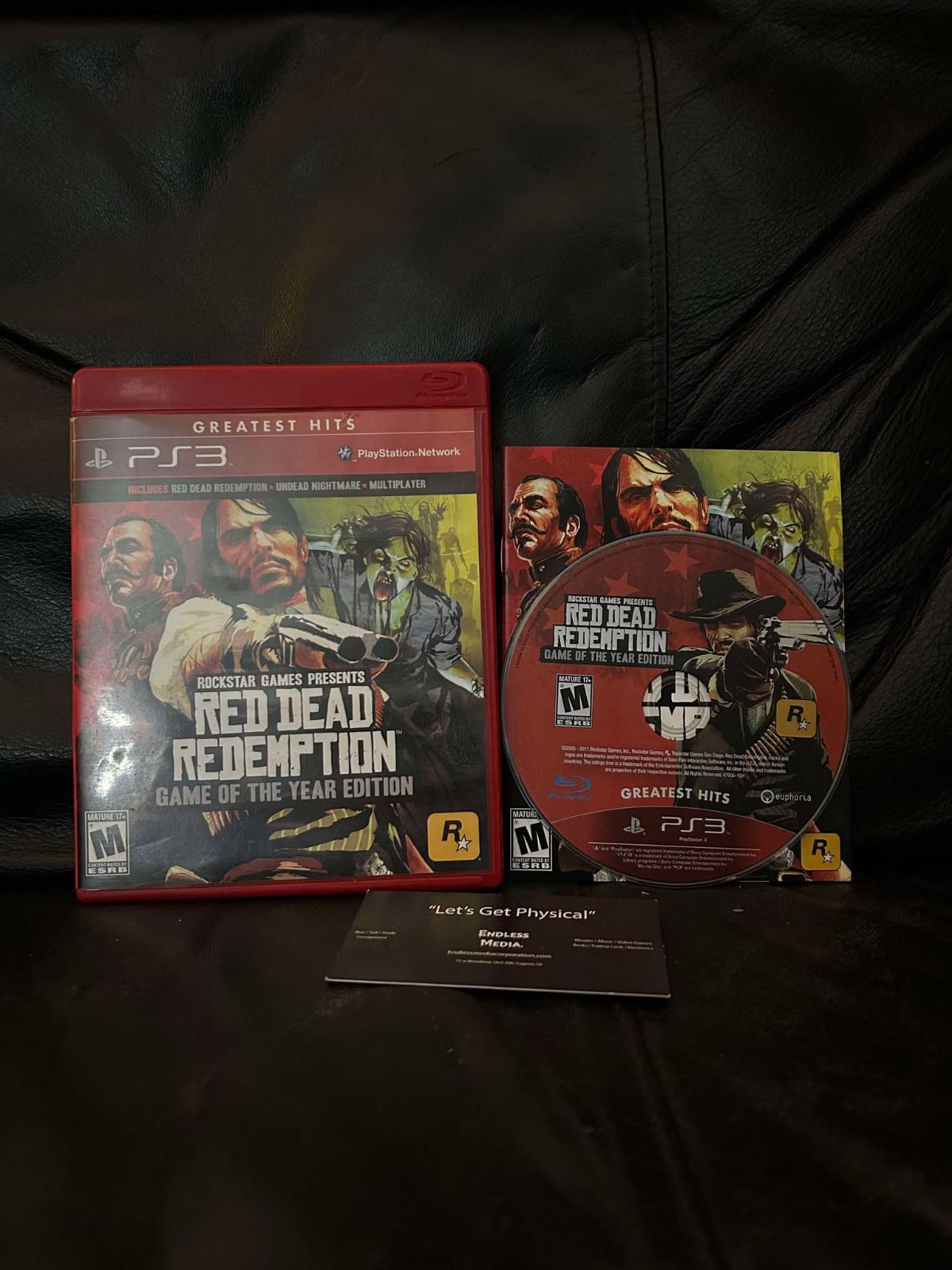 Red Dead Redemption [Game Of The Year Greatest Hits] Sony Playstation 3 Loose Video Game