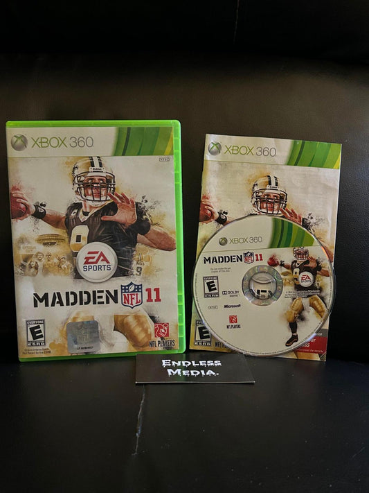 Madden NFL 11 Microsoft Xbox 360 CIB Video Game