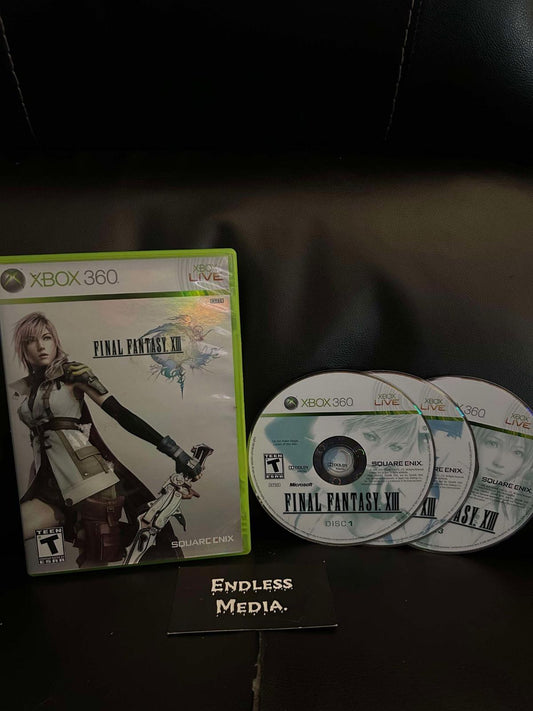 Final Fantasy XIII Microsoft Xbox 360 Item and Box Video Game