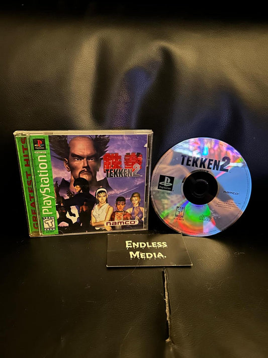 Tekken 2 [Greatest Hits] Sony Playstation CIB Video Game