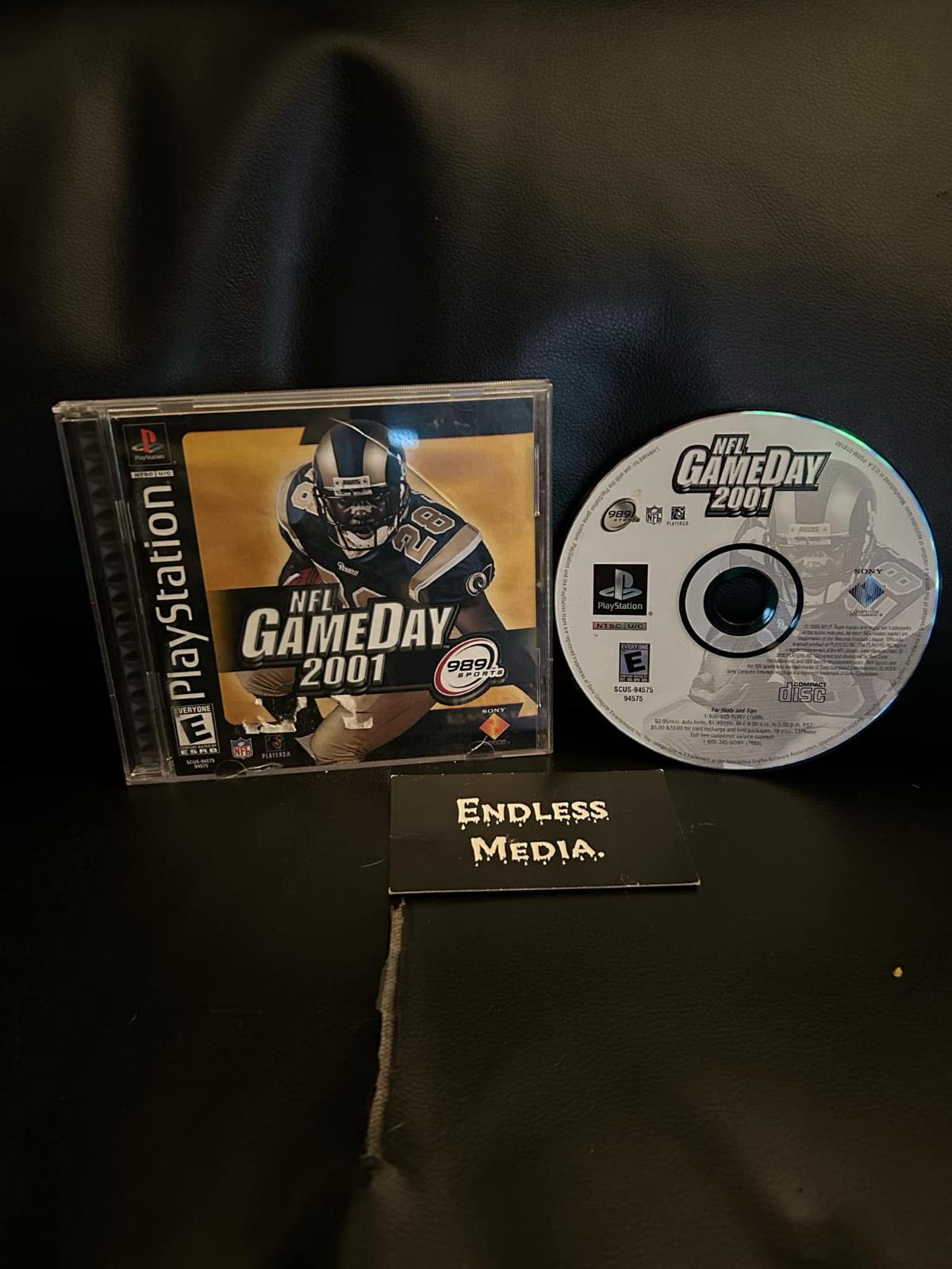 NFL GameDay 2001 Sony Playstation CIB Video Game