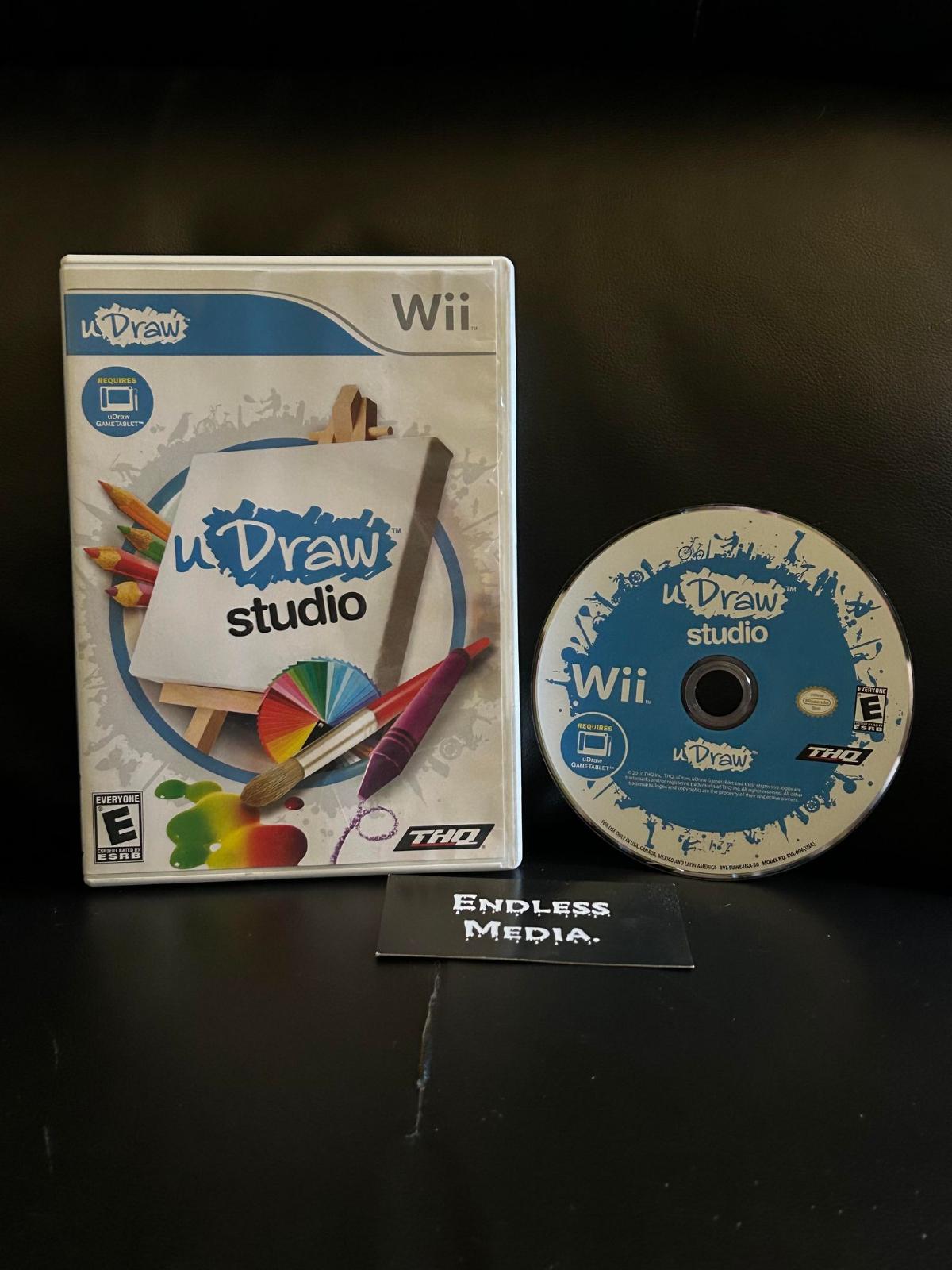 uDraw Studio Nintendo Wii Item and Manual Video Game