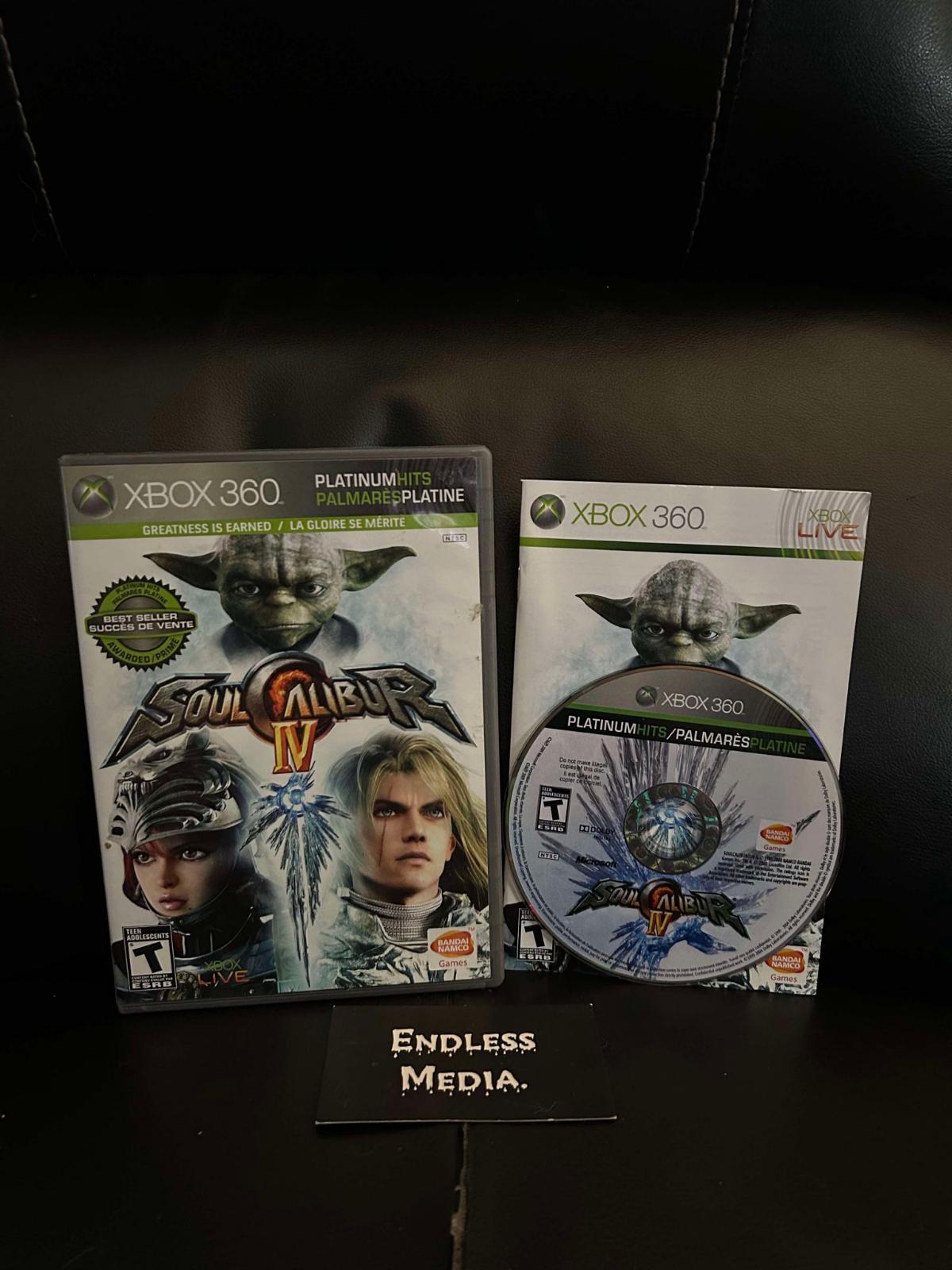 Soul Calibur IV [Platinum Hits] Microsoft Xbox 360 CIB Video Game