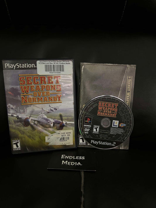 Secret Weapons Over Normandy Sony Playstation 2 CIB Video Game