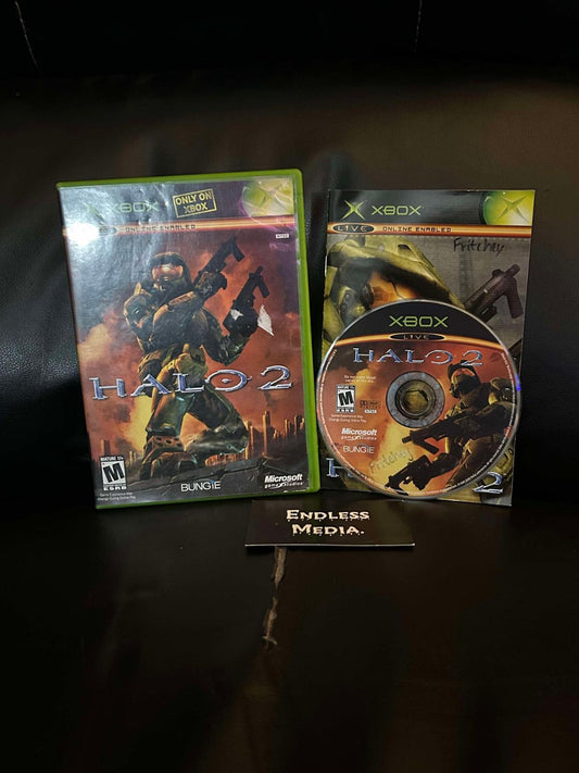 Halo 2 Microsoft Xbox CIB Video Game