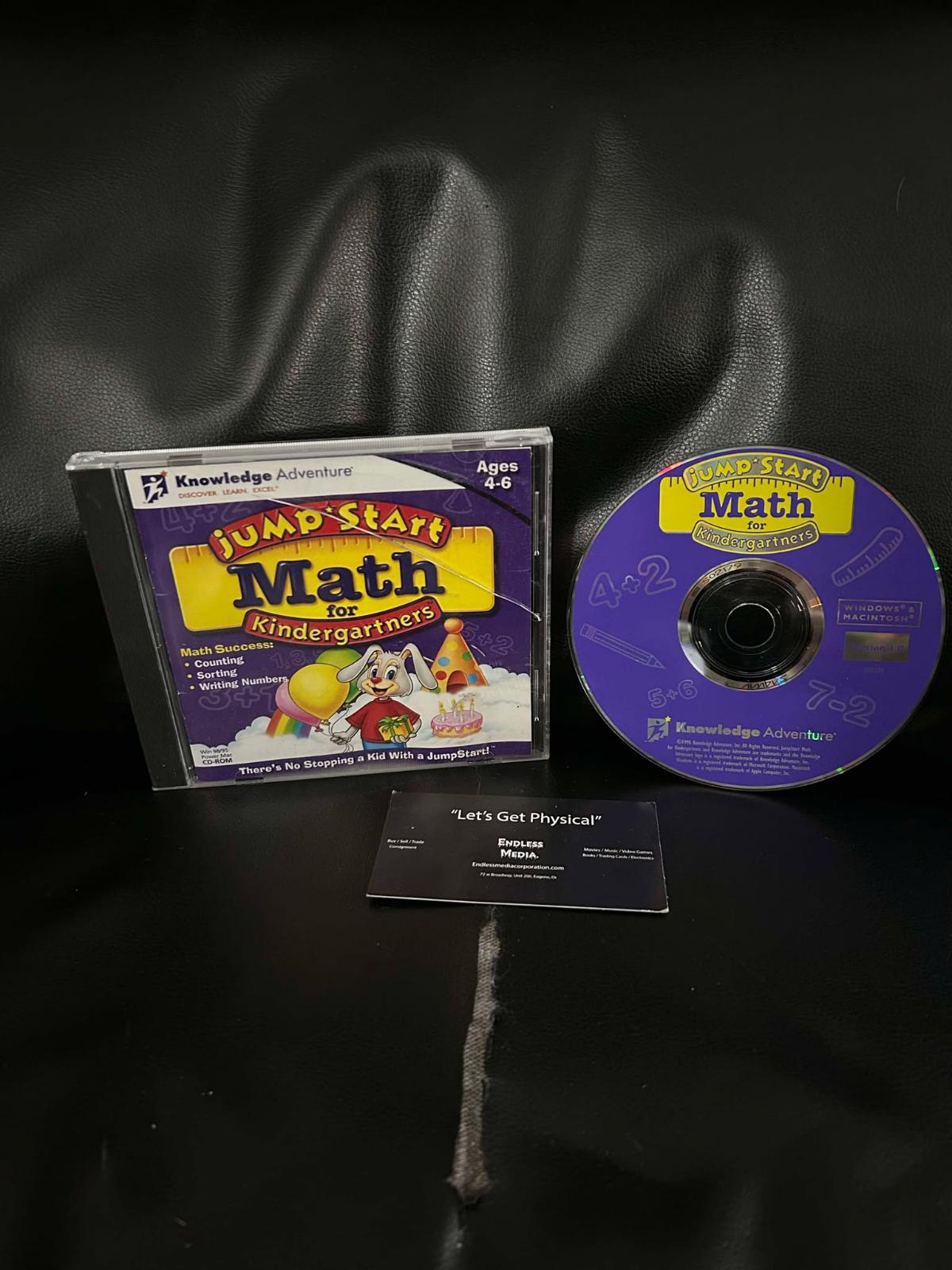 Jumpstart Math For Kindergartners PC PC Games Loose Video Game