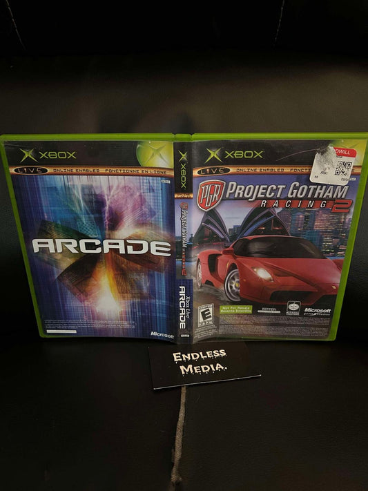 Project Gotham Racing 2 & Xbox Live Arcade Microsoft Xbox Box only Video Game