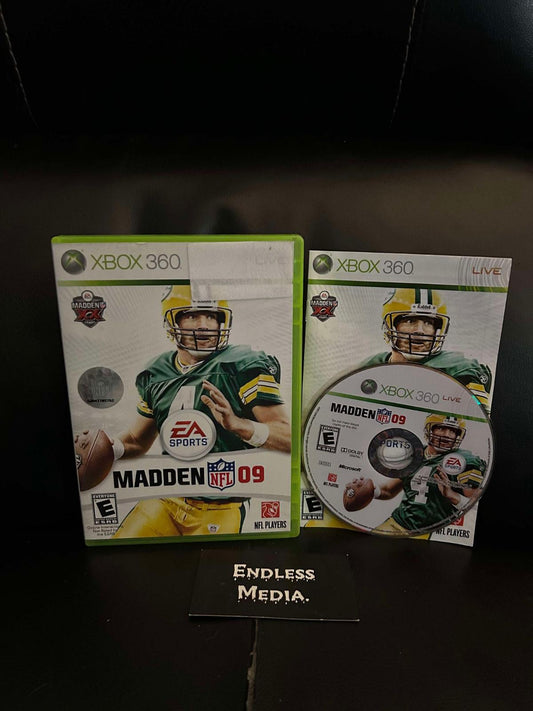 Madden 2009 Microsoft Xbox 360 CIB Video Game