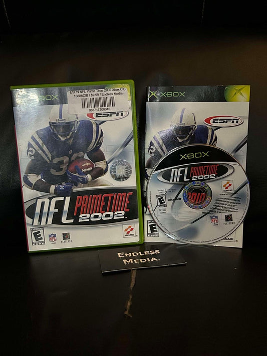 ESPN NFL Prime Time 2002 Microsoft Xbox CIB Video Game