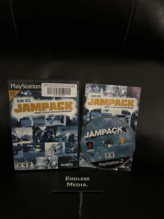 PlayStation Underground Jampack Vol. 12 Sony Playstation 2 CIB Video Game