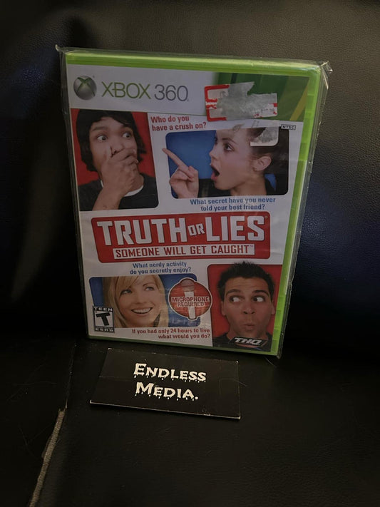 Truth or Lies Microsoft Xbox 360 New & Sealed Video Game