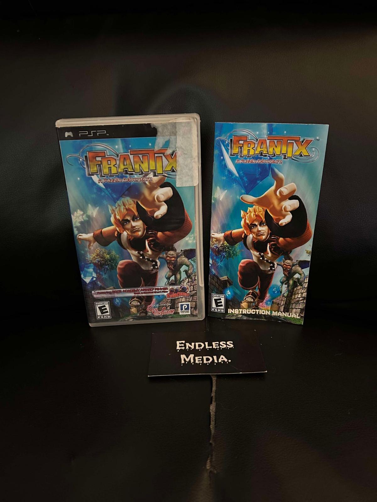 Frantix Sony PSP Box and Manual Video Game