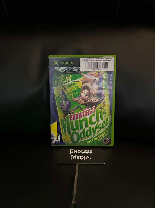 Oddworld Munch's Oddysee Microsoft Xbox Box only Video Game