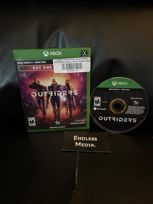 Outriders Microsoft Xbox Series X Item and Box Video Game