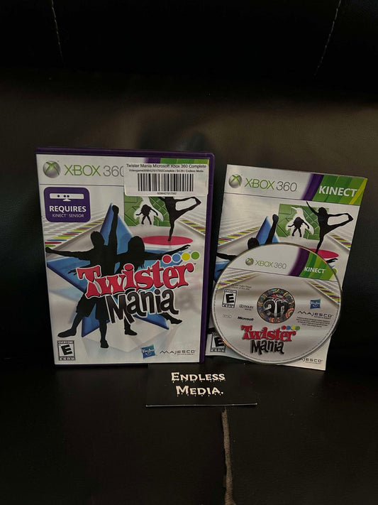 Twister Mania Microsoft Xbox 360 CIB Video Game