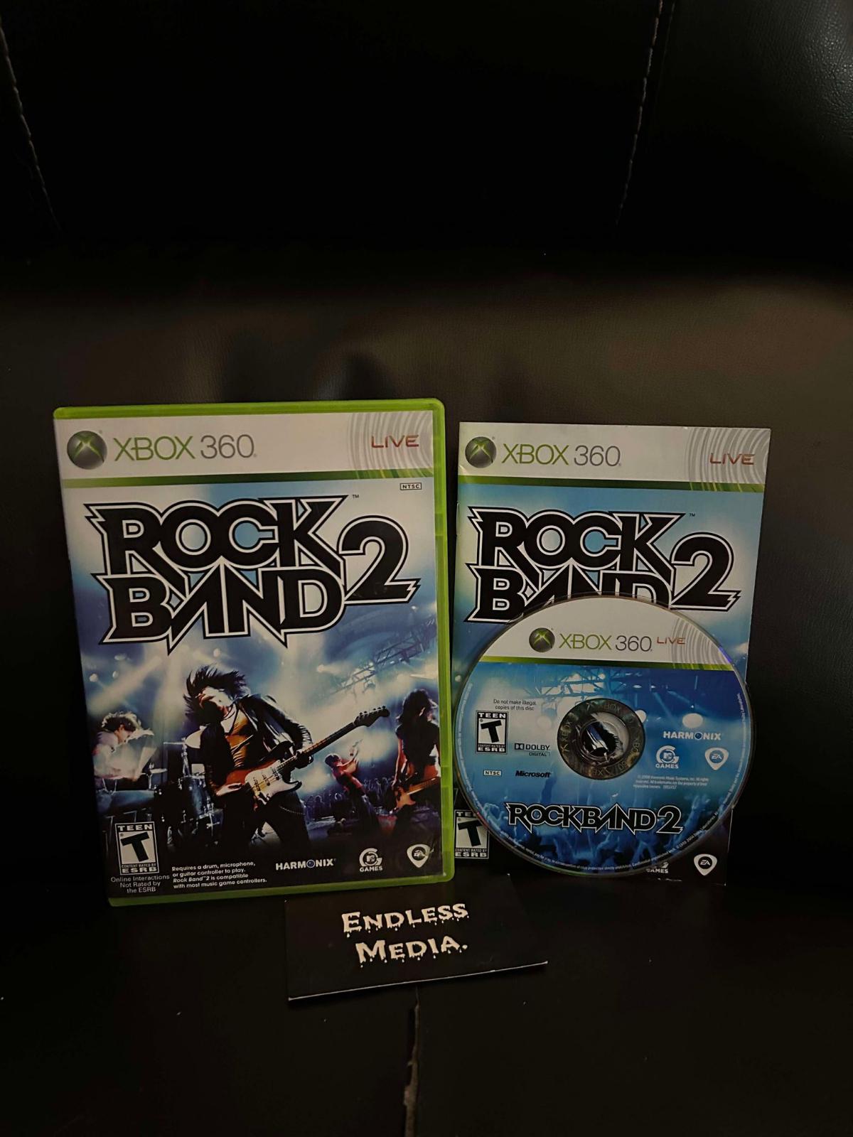 Rock Band 2 (game only) Microsoft Xbox 360 CIB Video Game