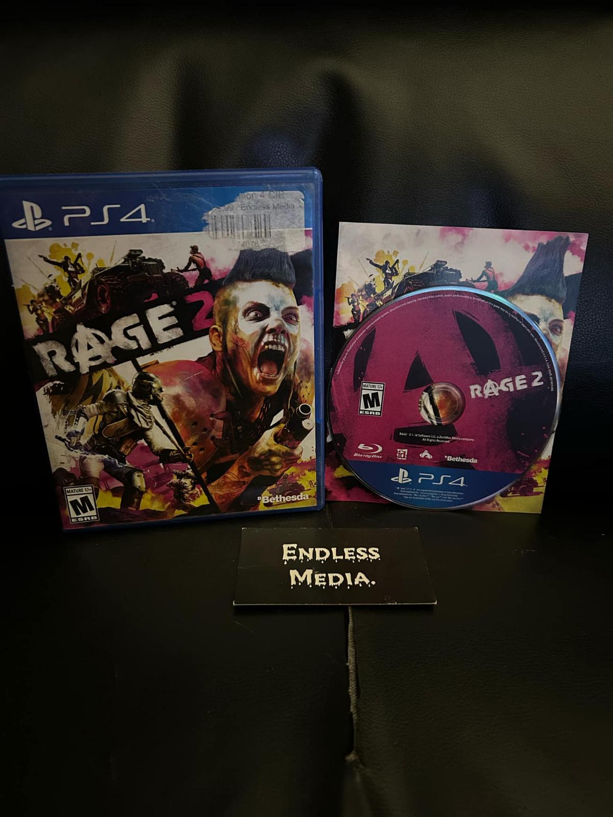 Rage 2 Sony Playstation 4 CIB Video Game