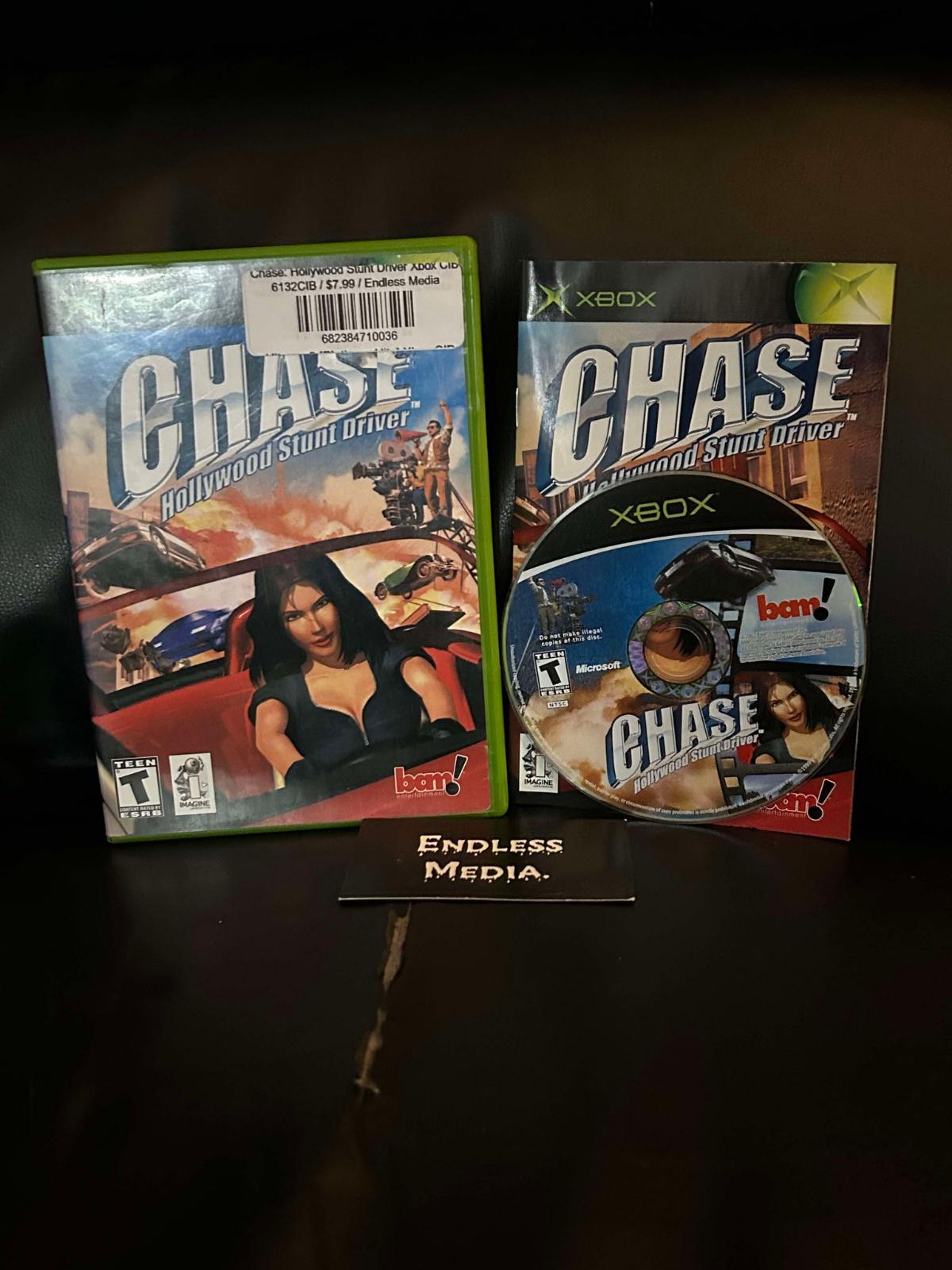 Chase: Hollywood Stunt Driver Microsoft Xbox CIB Video Game