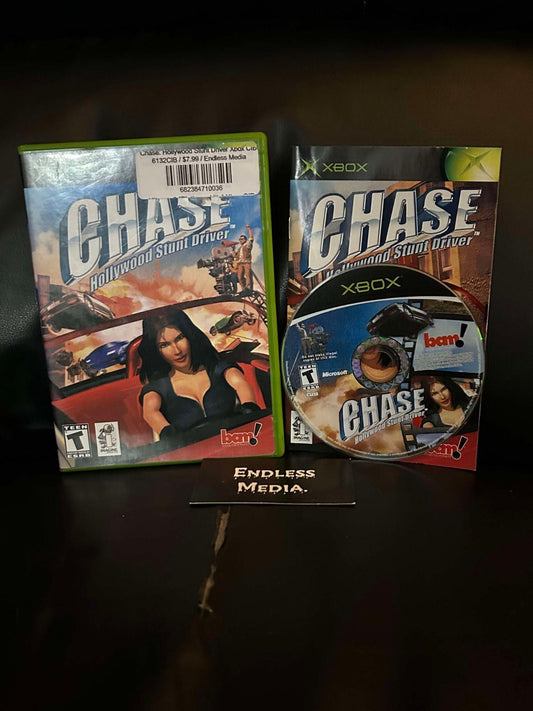 Chase: Hollywood Stunt Driver Microsoft Xbox CIB Video Game