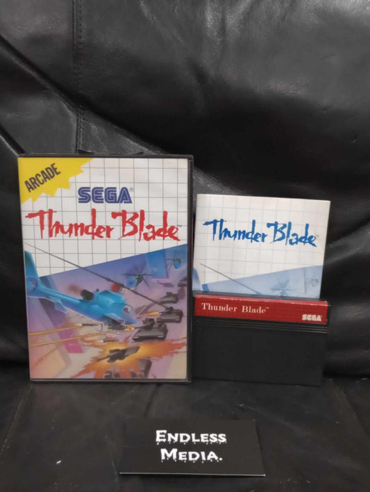 Thunder Blade Sega Sega Master System CIB Video Game