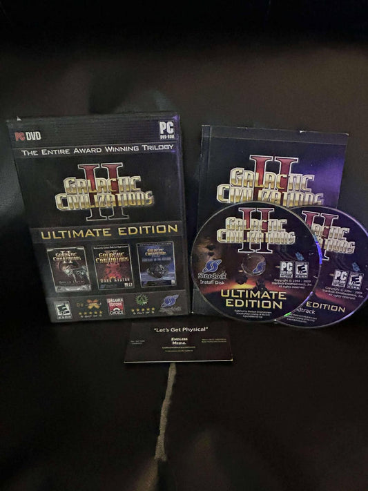 Galactic Civilizations II [Ultimate Edition] PC PC Games CIB Video Game