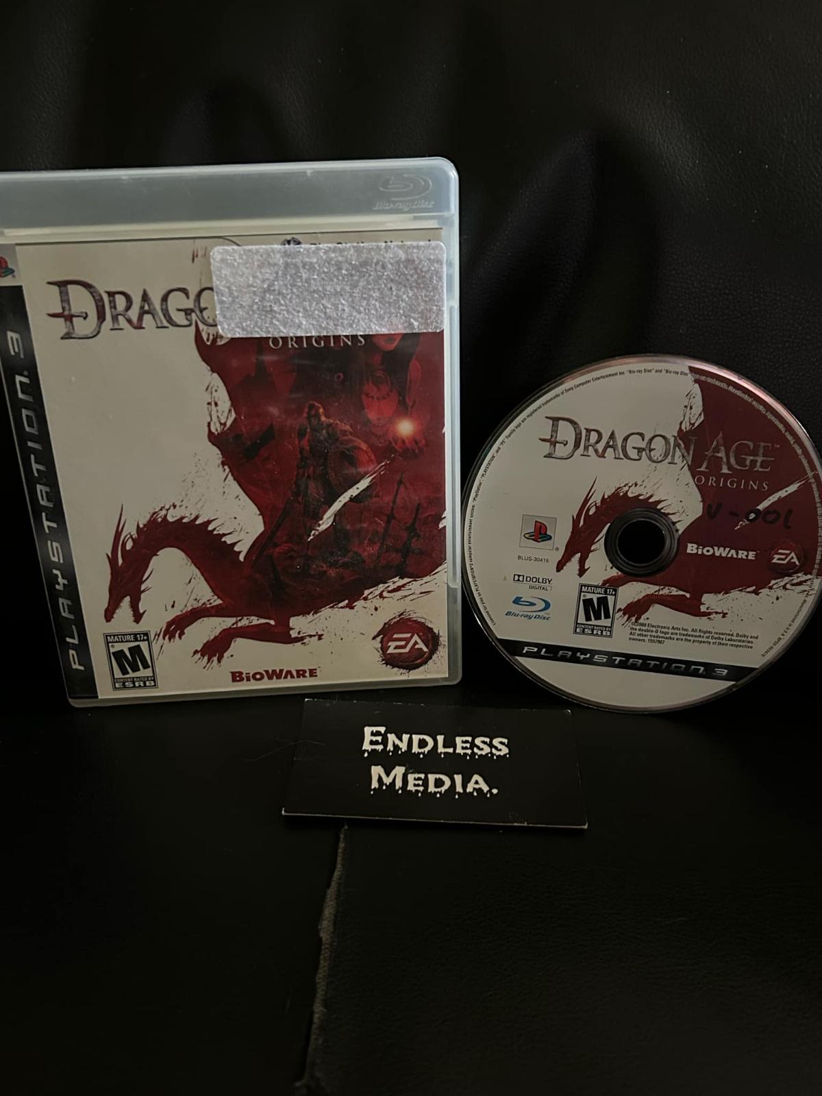 Dragon Age: Origins Sony Playstation 3 Item and Box Video Game