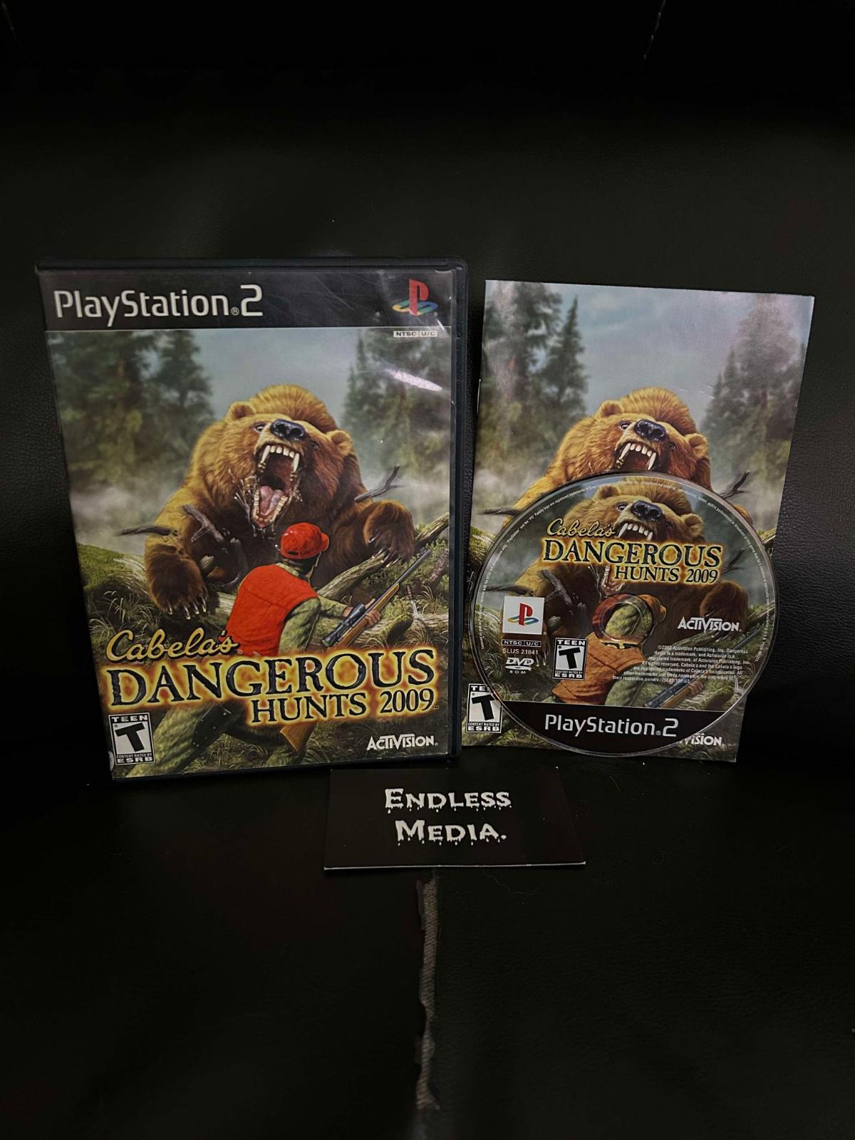 Cabela's Dangerous Hunts 2009 Sony Playstation 2 CIB Video Game