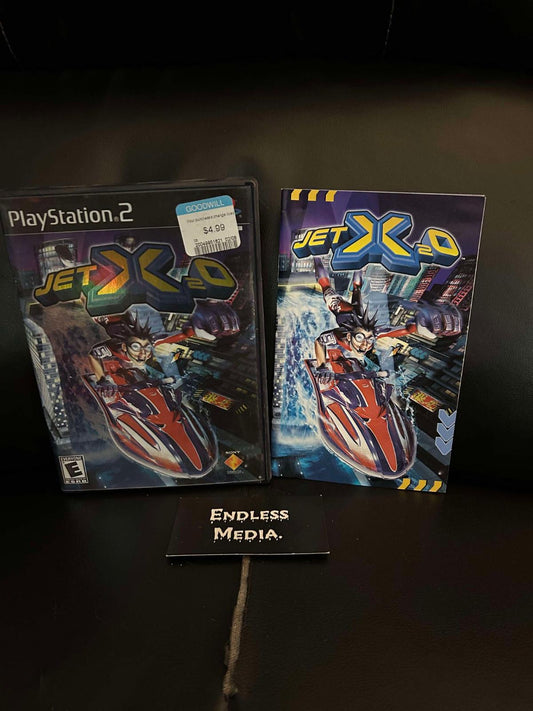 Jet X2O Sony Playstation 2 Box and Manual Video Game