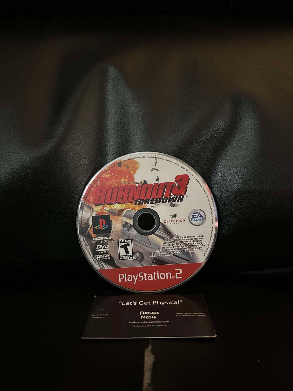 Burnout 3 Takedown [Greatest Hits] Sony Playstation 2 Loose Video Game