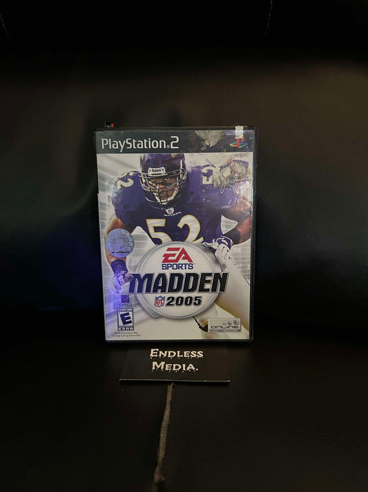 Madden 2005 Sony Playstation 2 Box only Video Game